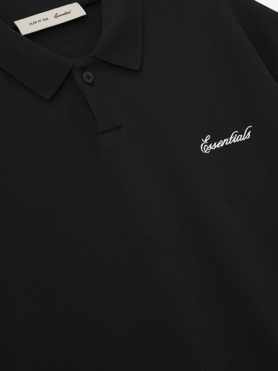 Kids Signature Classic Short Sleeve Polo Vintage Black / 4/5 view 3