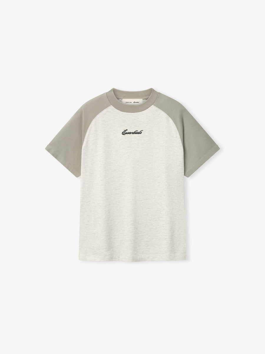 Kids Signature Baseball Tee Oatmeal/Seal / 4/5 view 1