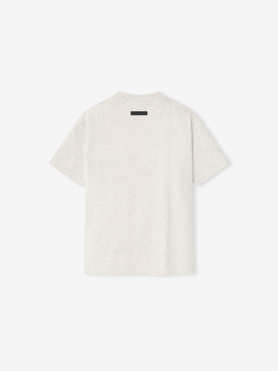 Kids Classic Short Sleeve Tee Oatmeal Heather / 2/3 view 2