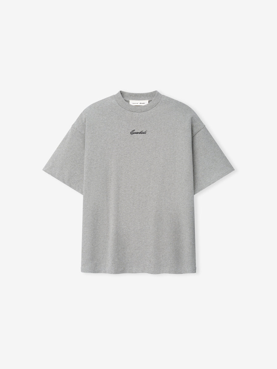Kids Signature 90s Tee Concrete Heather / 4/5 view 1