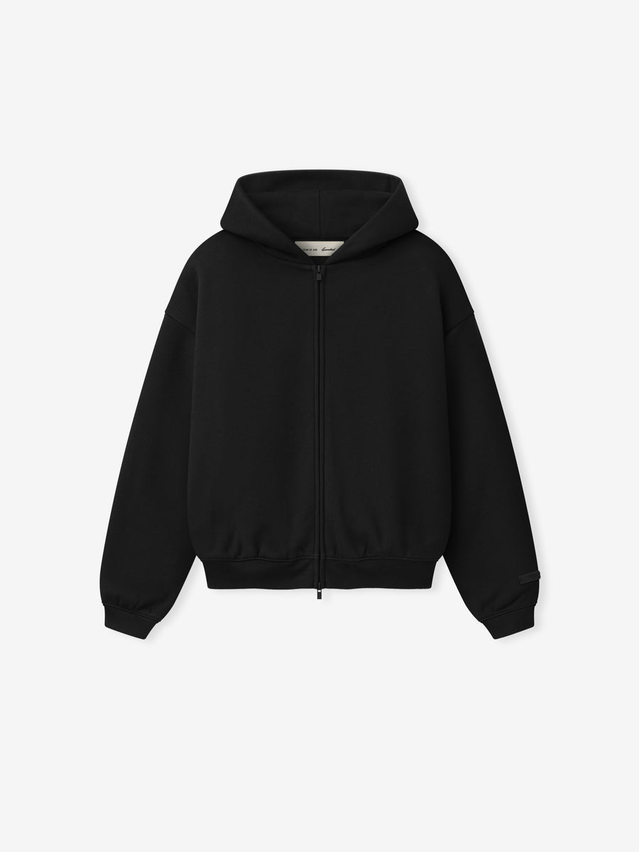 Kids Classic Full Zip Hoodie Vintage Black / 2/3 view 1
