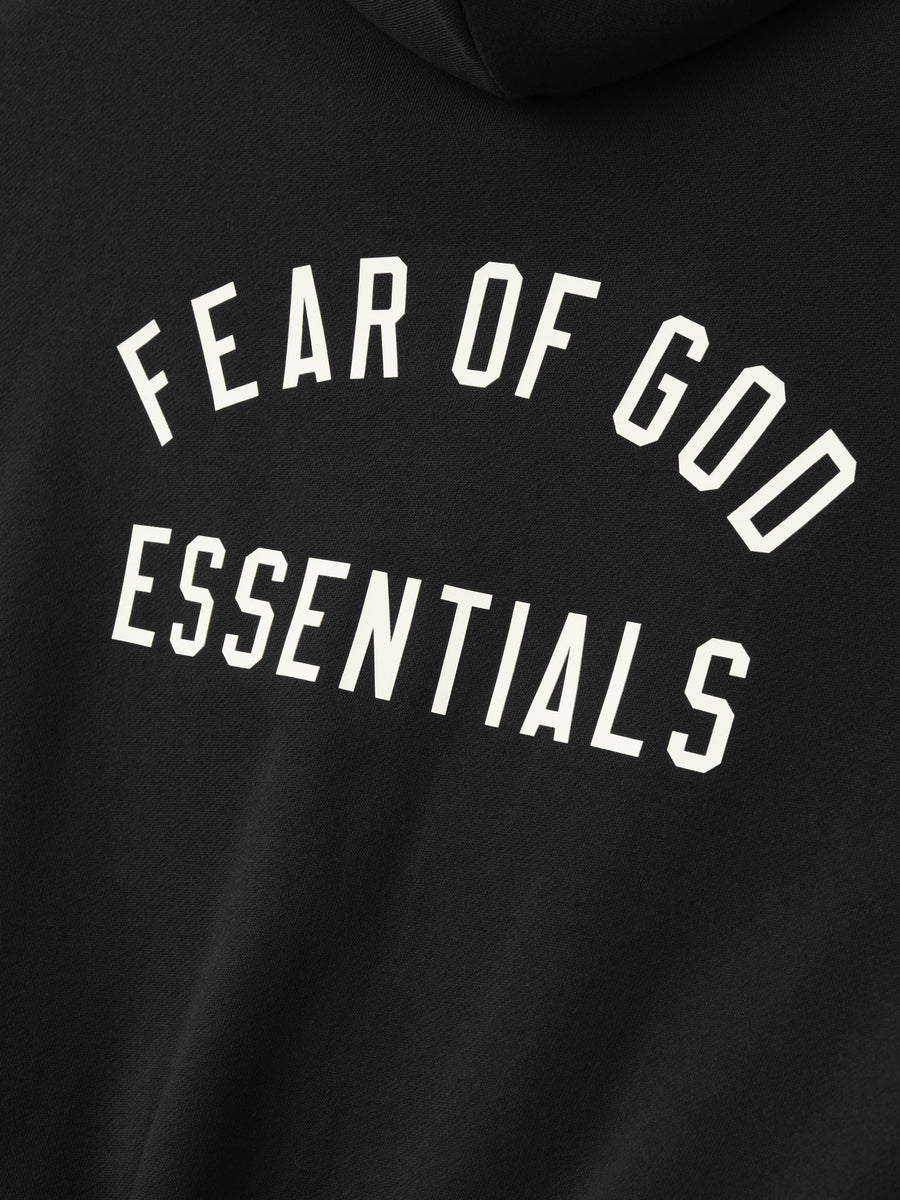 Kids Classic Full Zip Hoodie Vintage Black / 2/3 view 3