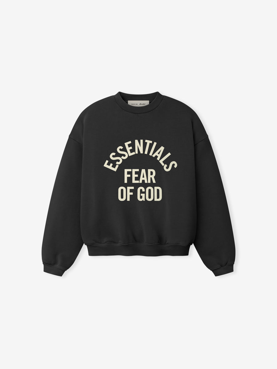 Kids Campus 90s Crewneck Sweatshirt Faded Black / 2/3 view 1