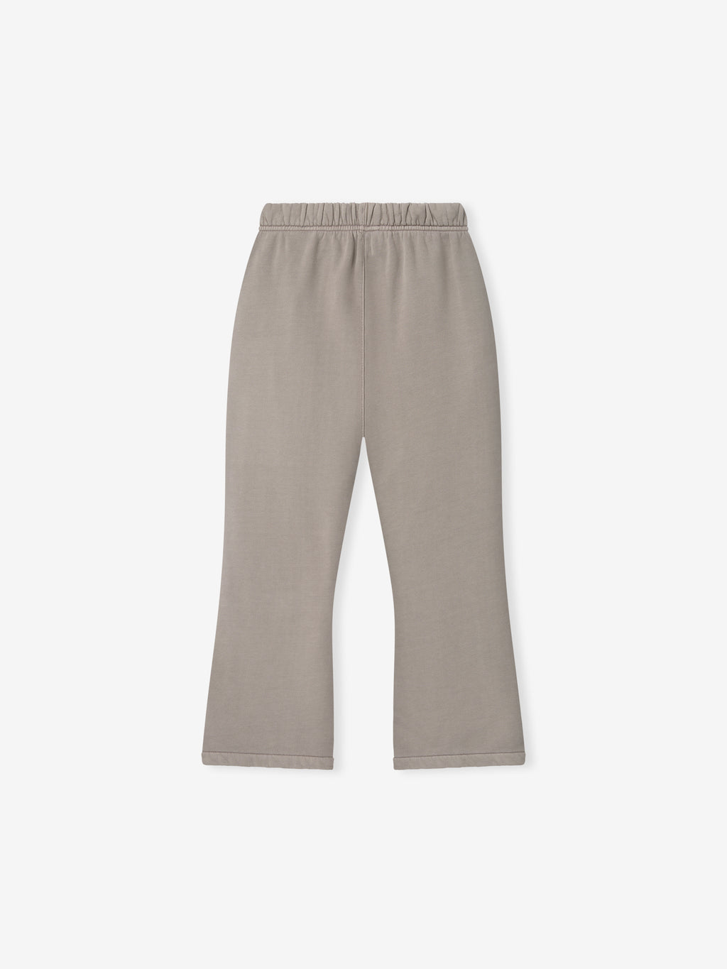kids relaxed flare sweatpant in 390GSM core fleece with elastic waistband and subtle flared leg design