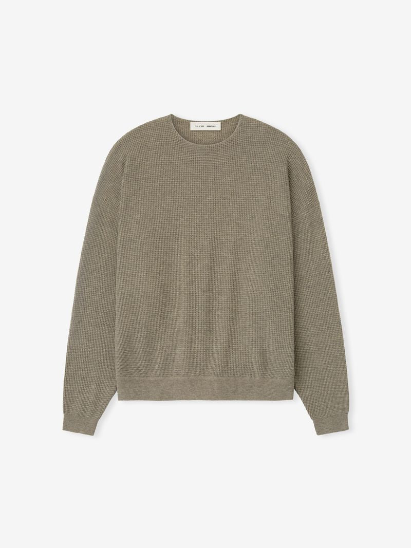 Waffle Crewneck 90s Sweater - Fear of God