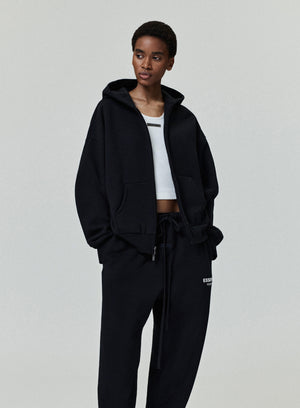 Essentials SS25 Classic Zip-Up Hoodie