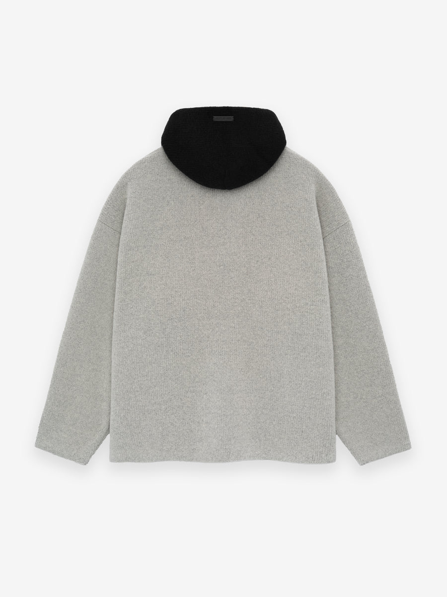 Merino Boucle Polo Hoodie - Fear of God