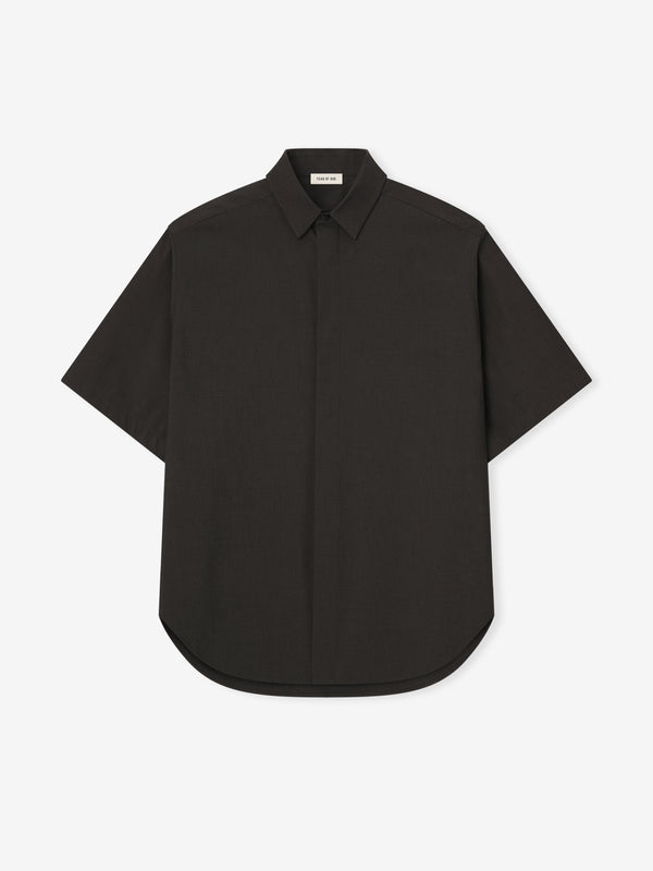 Cotton Wool Oxford Classic Short Sleeve Shirt