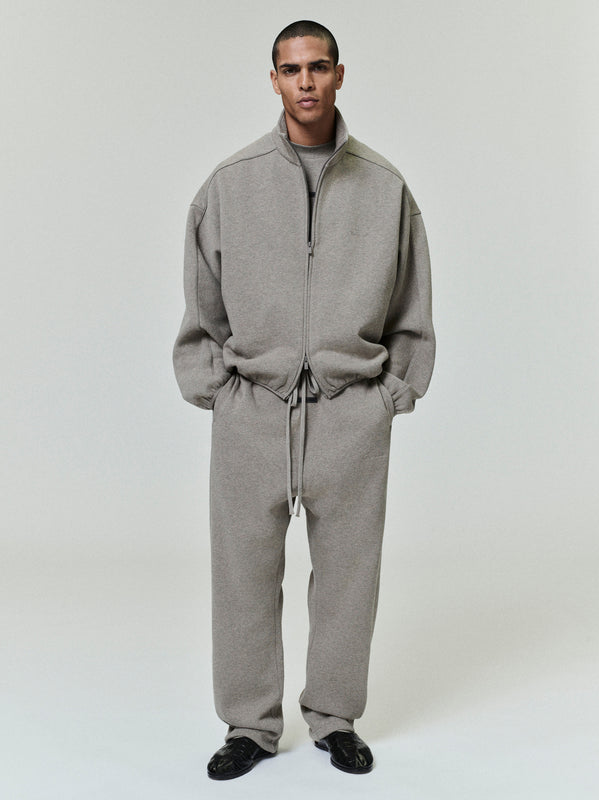 Relaxed Fleece Sweatpant With Piping