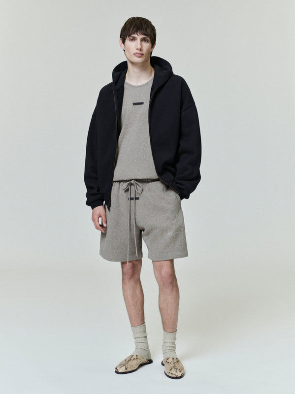 Embossed Classic Fleece Zip-Up Hoodie