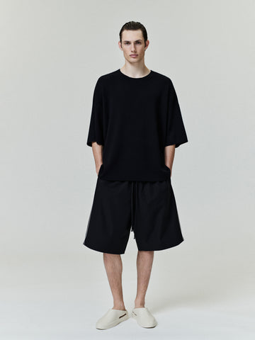 Merino Short Sleeve Tee in Jet Black | Fear of God