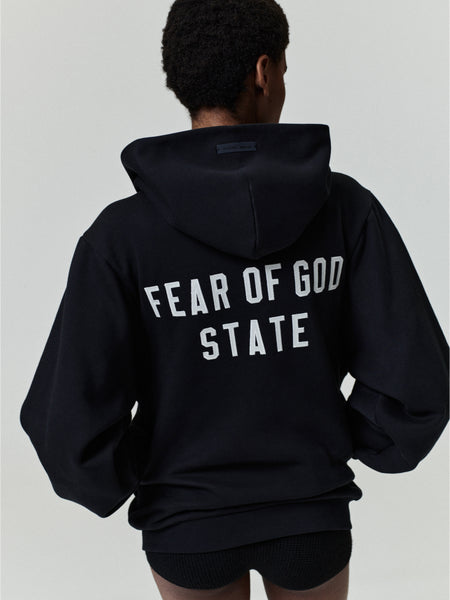 Womens 90s Fleece Zip-Up Hoodie