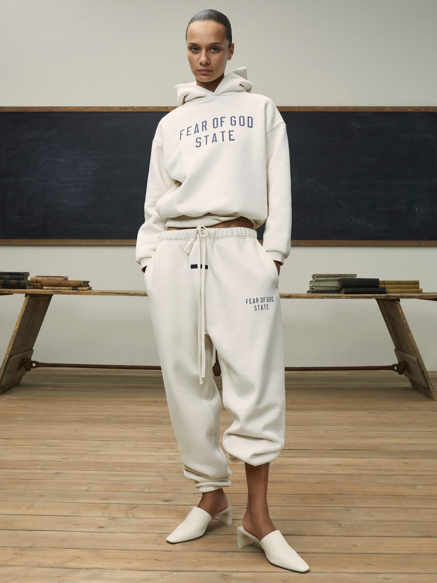 Fleece Essential Sweatpant - Shell | ESSENTIALS | Fear of God