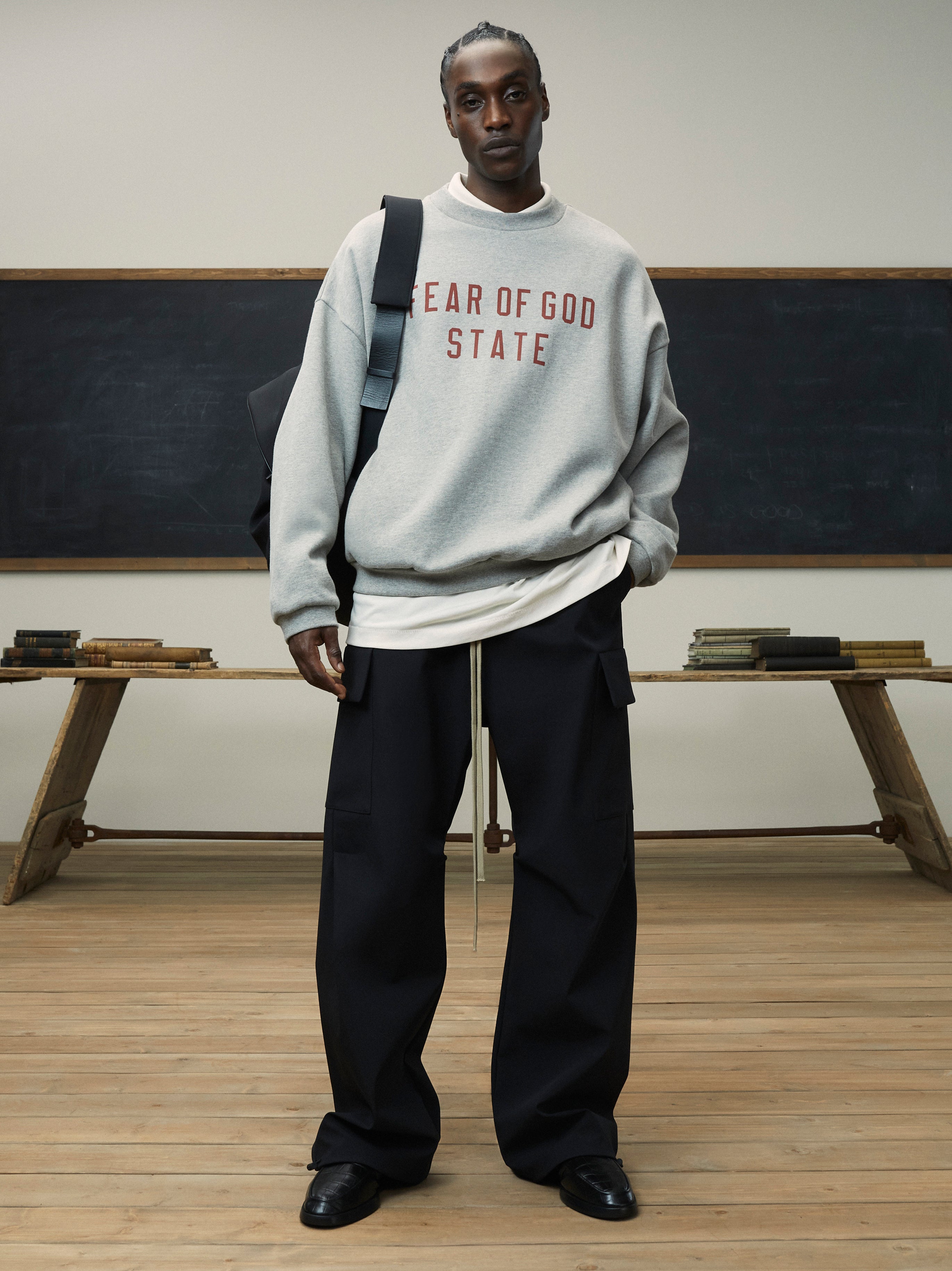 Bonded Nylon Field Pant - Black | ESSENTIALS | Fear of God