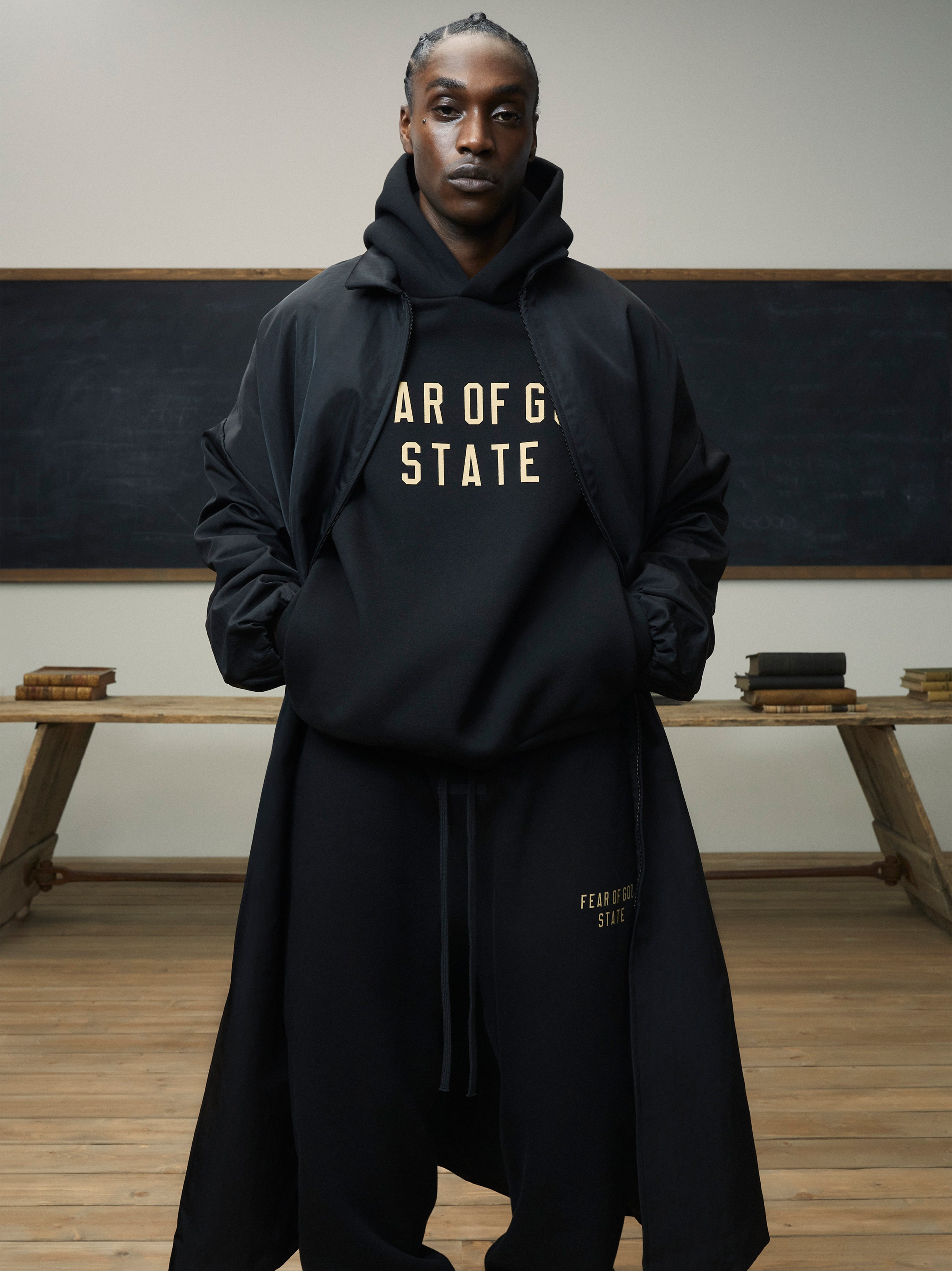 Fear of god hoodie sizing online