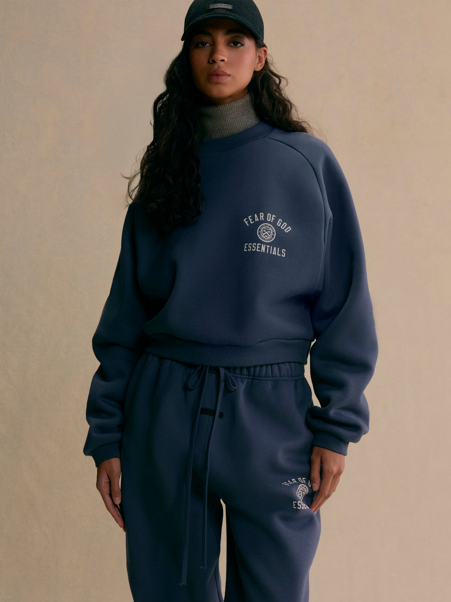 Women's Fleece Cropped Crewneck - Fear of God