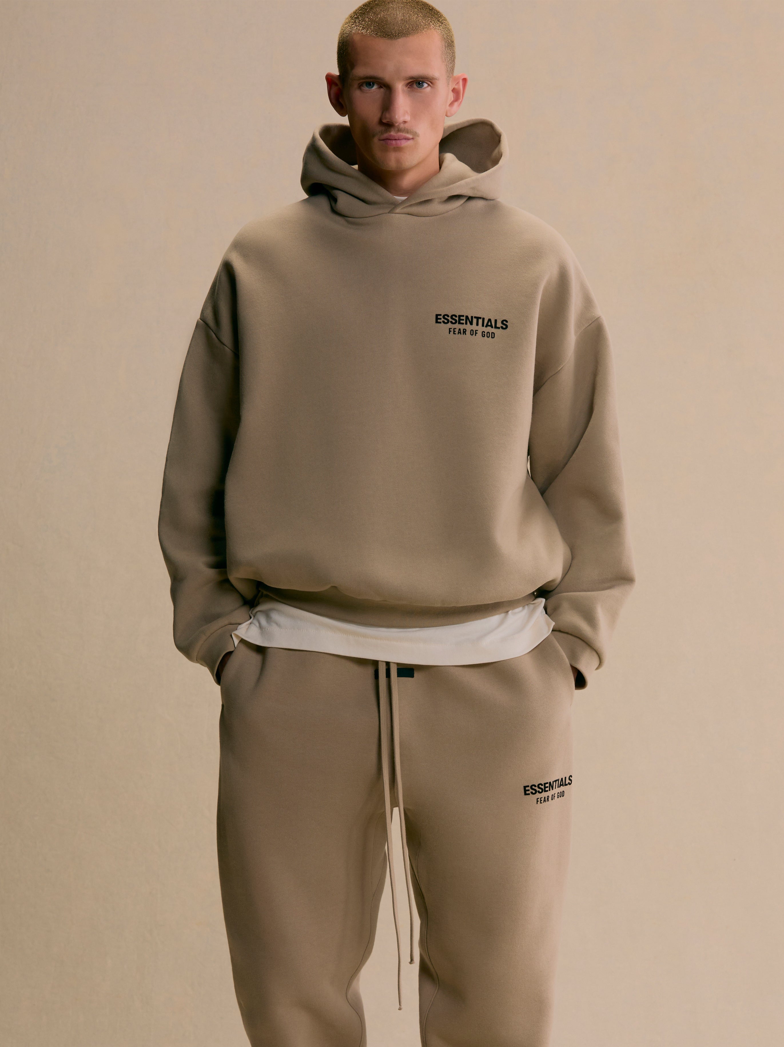 Fear of god sold essentials hoodie and sweat pants