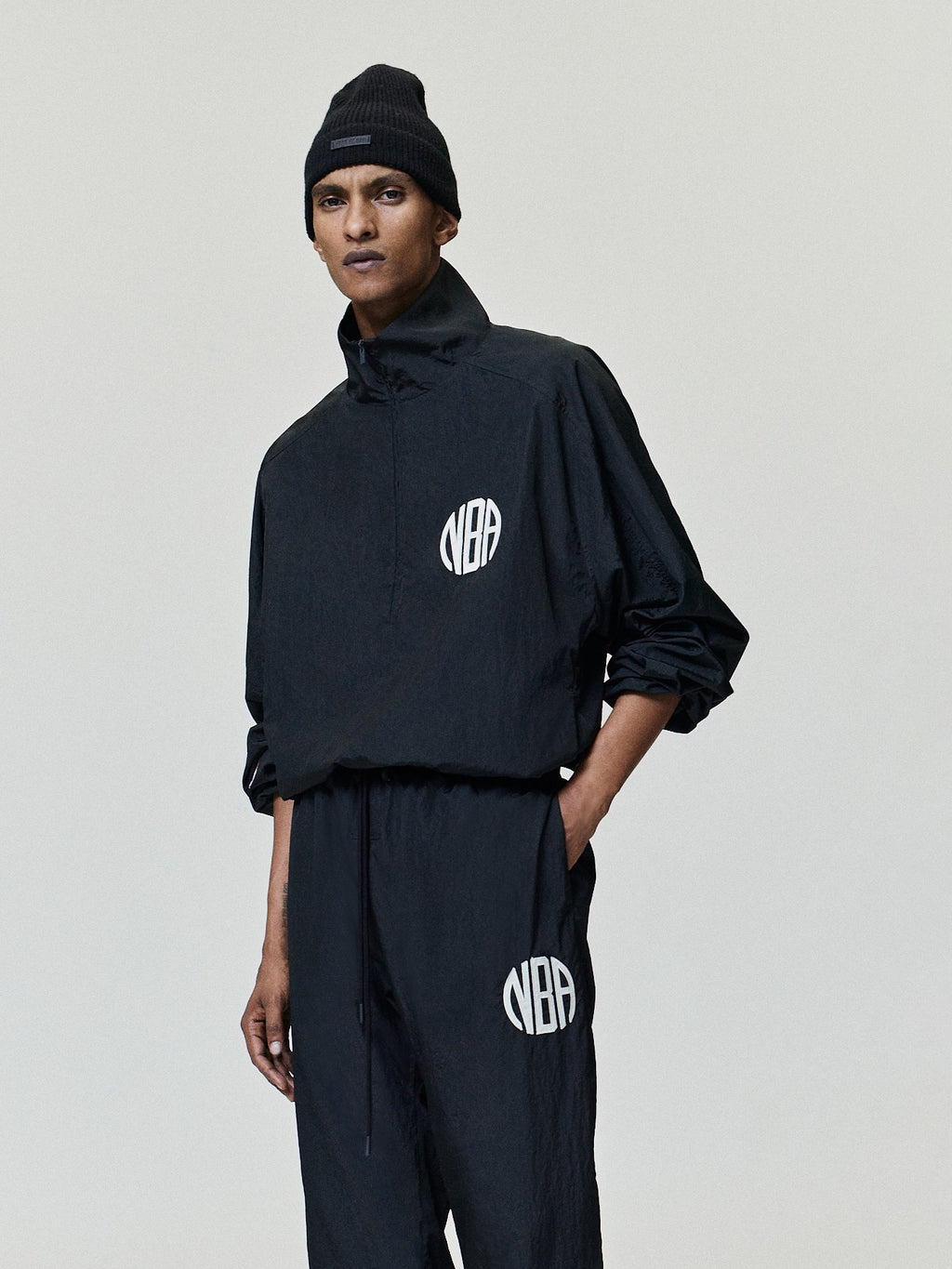 1/2 Zip Slim Monogram Jacket