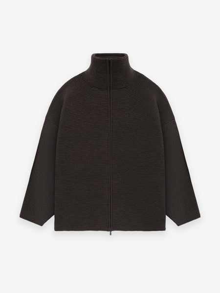 Heavy Ottoman Full Zip Sweater