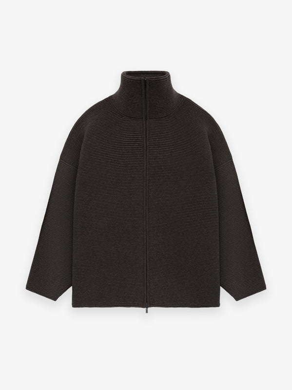 Heavy Ottoman Full Zip Sweater