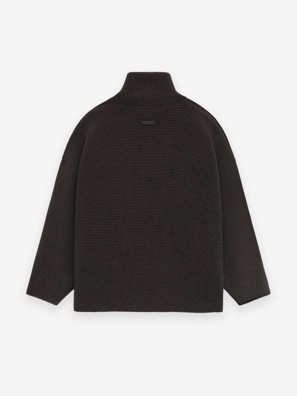 Merino Knit High Neck Tee