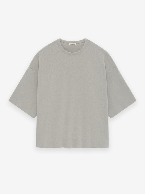 Merino Knit High Neck Tee