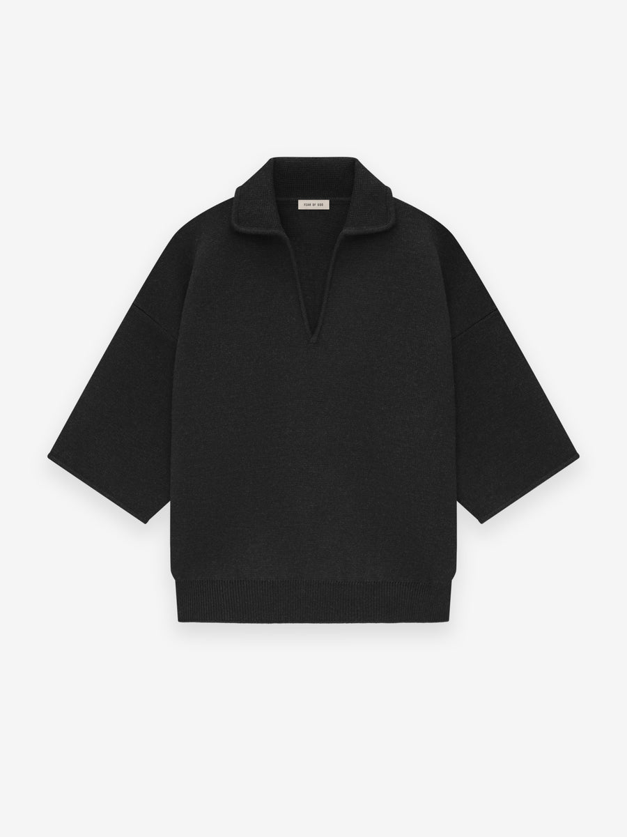 Merino Short Sleeve Polo Sweater - Fear of God