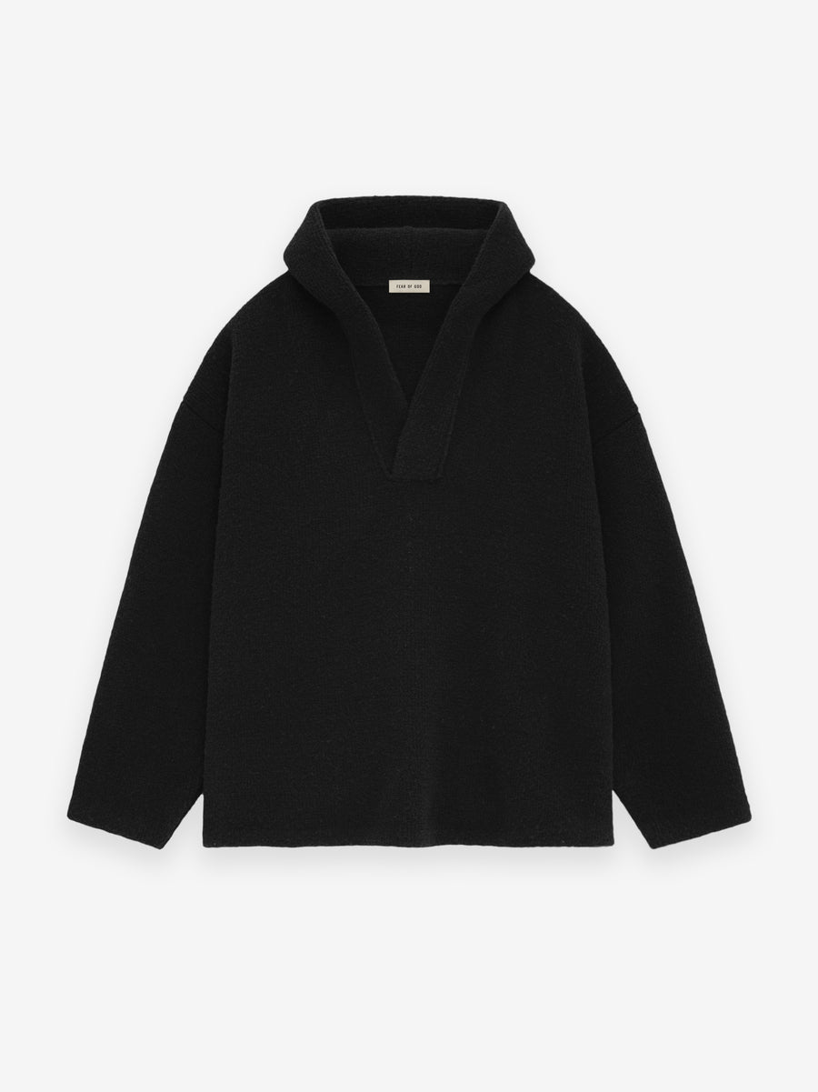 Merino Boucle Polo Hoodie - Fear of God