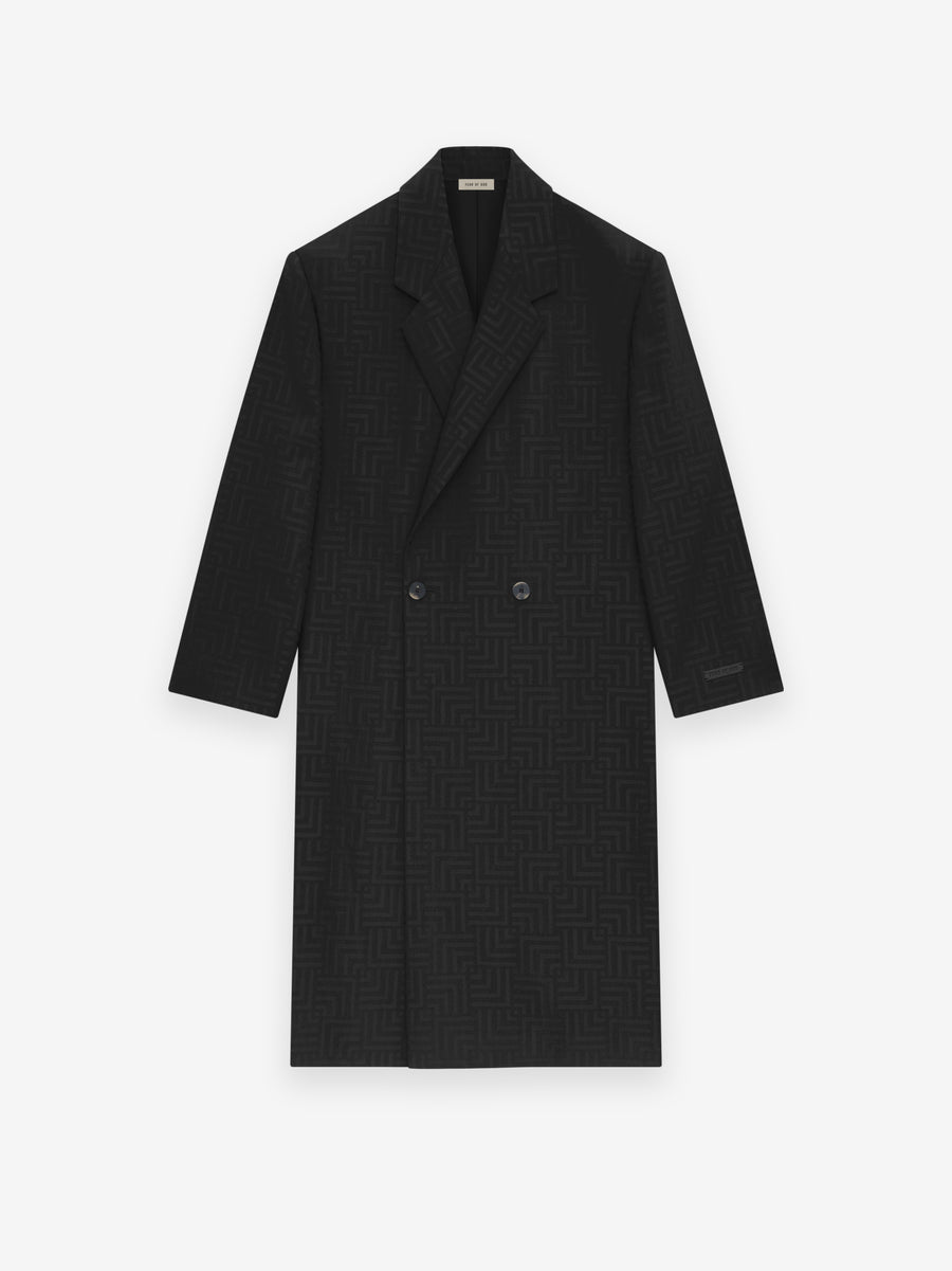 Wool Jacquard Classic Overcoat - Fear of God