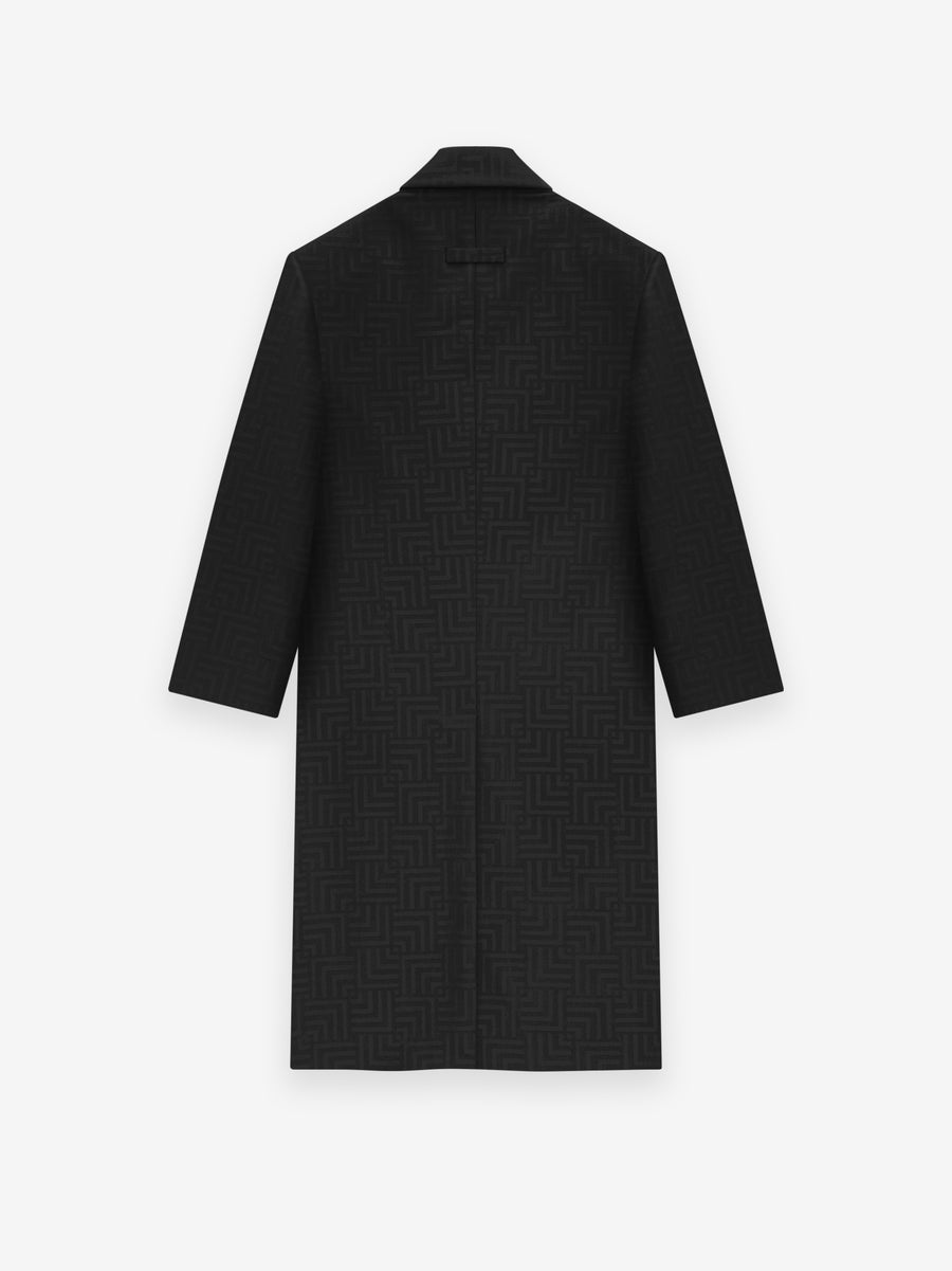 Wool Jacquard Classic Overcoat - Fear of God