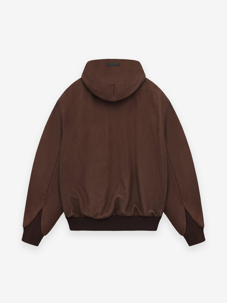 Leather Hooded Bomber - Fear of God