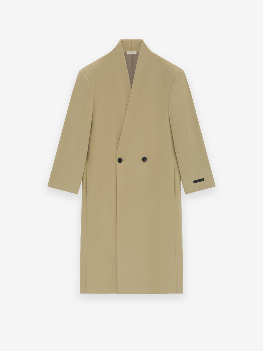 Melton Wool Lapelless Coat - Fear of God