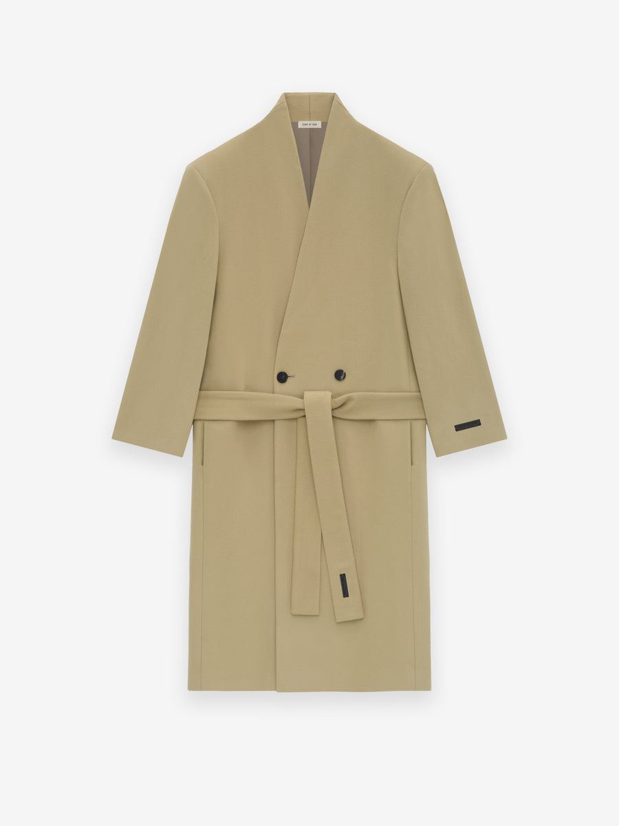 Melton Wool Lapelless Coat - Fear of God