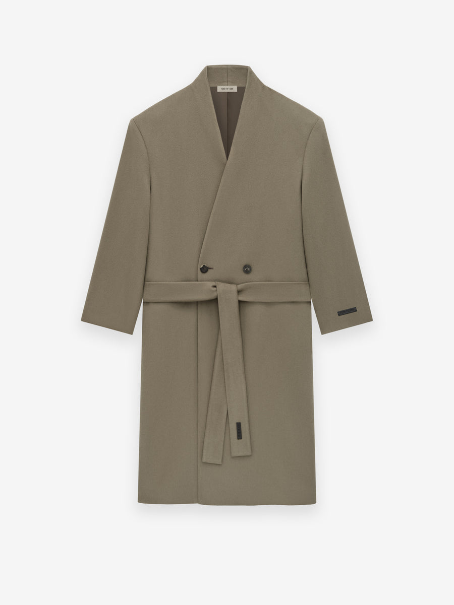 Melton Wool Lapelless Coat - Fear of God