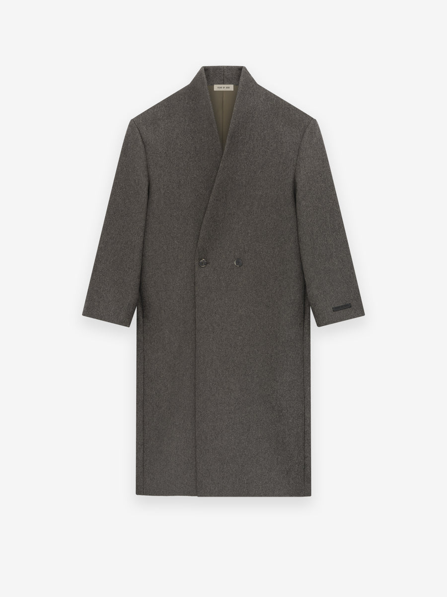 Military Wool Lapelless Coat - Fear of God