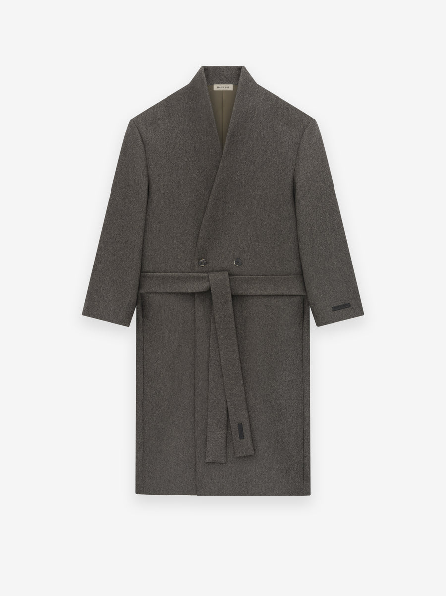 Military Wool Lapelless Coat - Fear of God