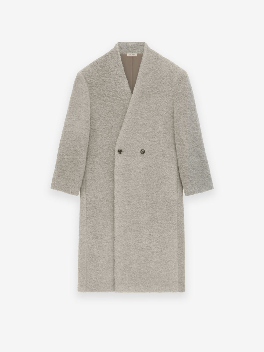 Wool Boucle Lapelless Coat - Fear of God