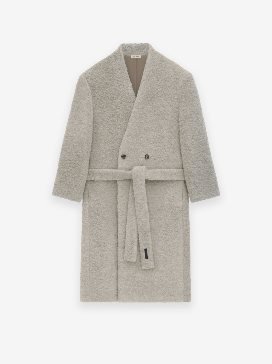 Wool Boucle Lapelless Coat - Fear of God