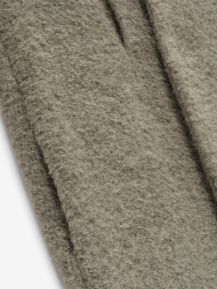 Wool Boucle Stand Collar Overcoat - Fear of God