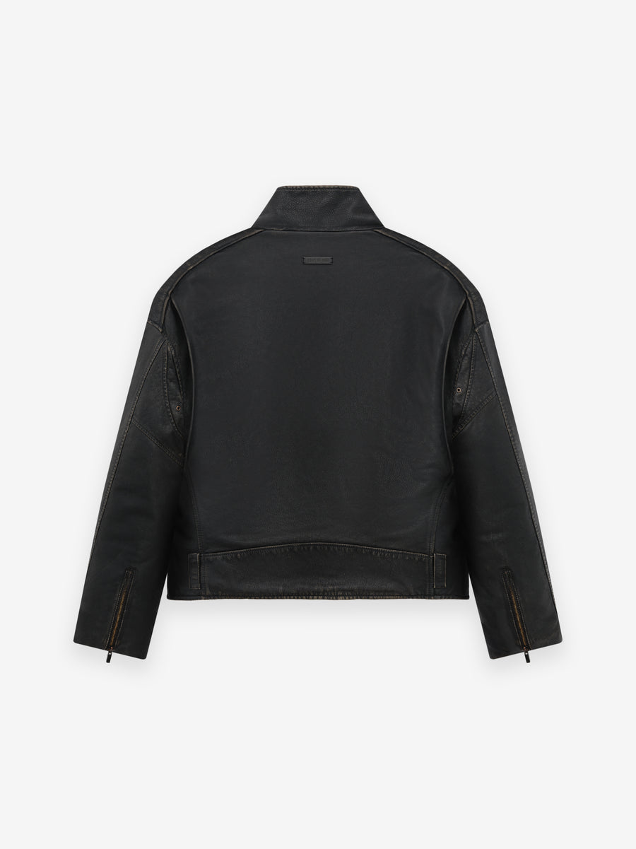 Vintage Leather Motorcycle Jacket - Fear of God