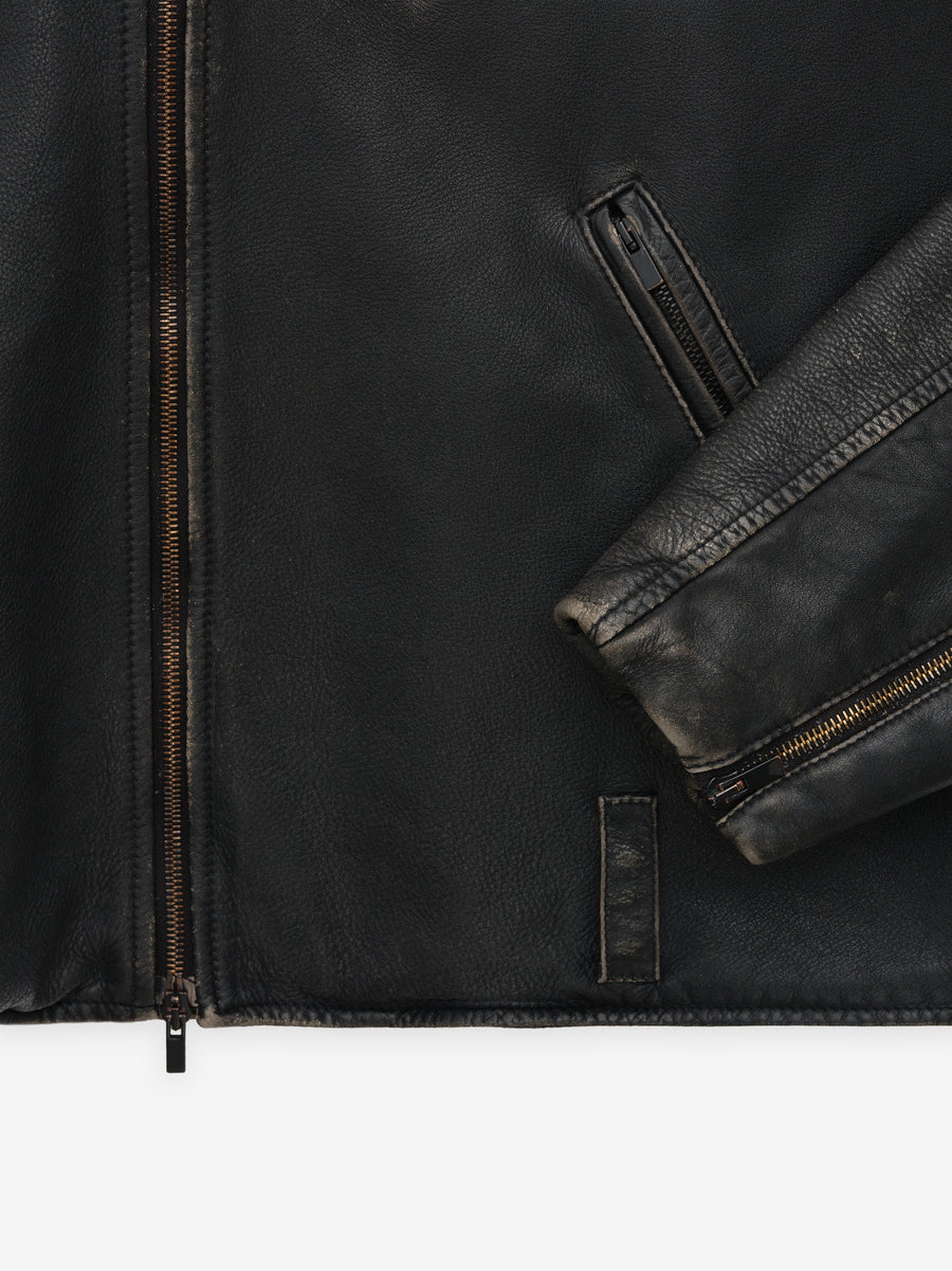 Vintage Leather Motorcycle Jacket - Fear of God