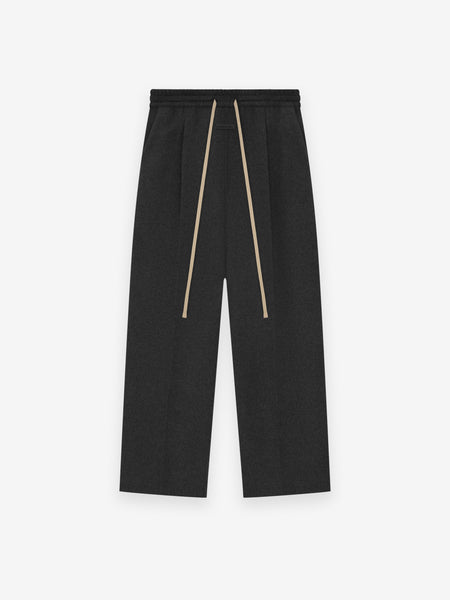 Brushed Wool Cashmere Wide Leg Pants