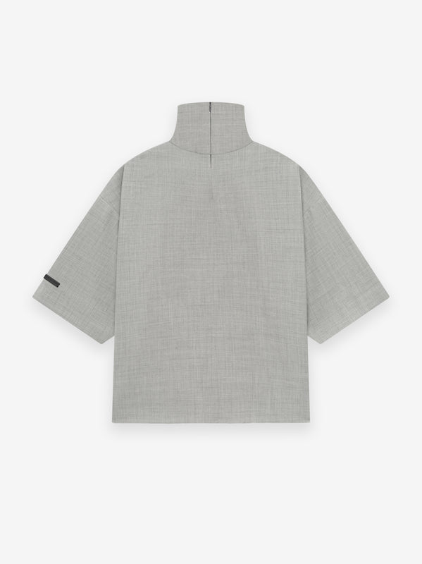 Double Wool Cashmere Short Sleeve Jacket