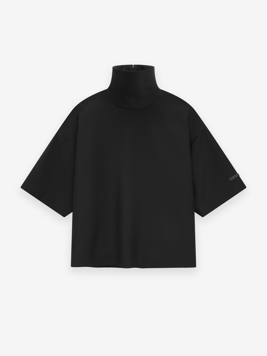 Wool Mohair High Neck Short Sleeve Shirt - Fear of God