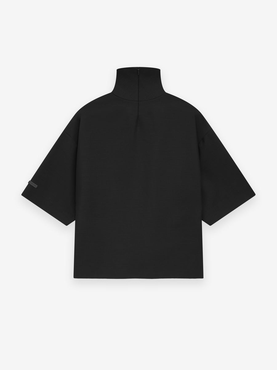 Wool Mohair High Neck Short Sleeve Shirt - Fear of God