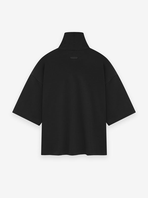 Merino Knit High Neck Tee