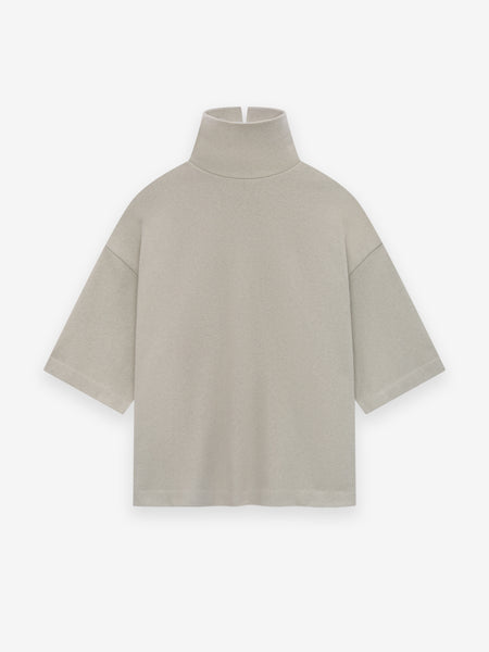 Merino Knit High Neck Tee