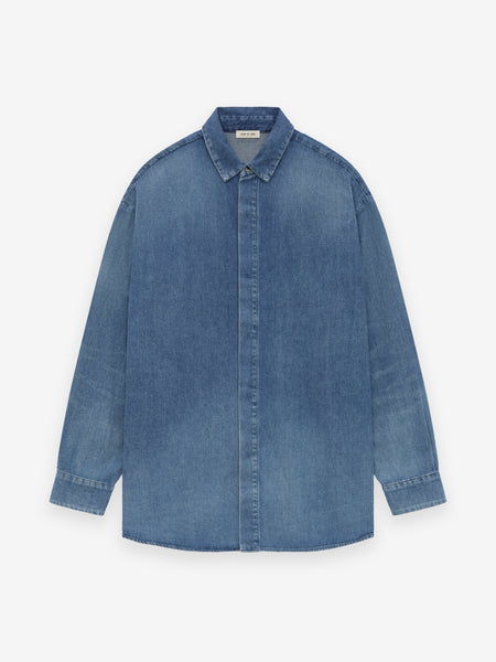 Vented Denim Shirt