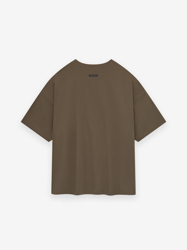 Merino Knit High Neck Tee