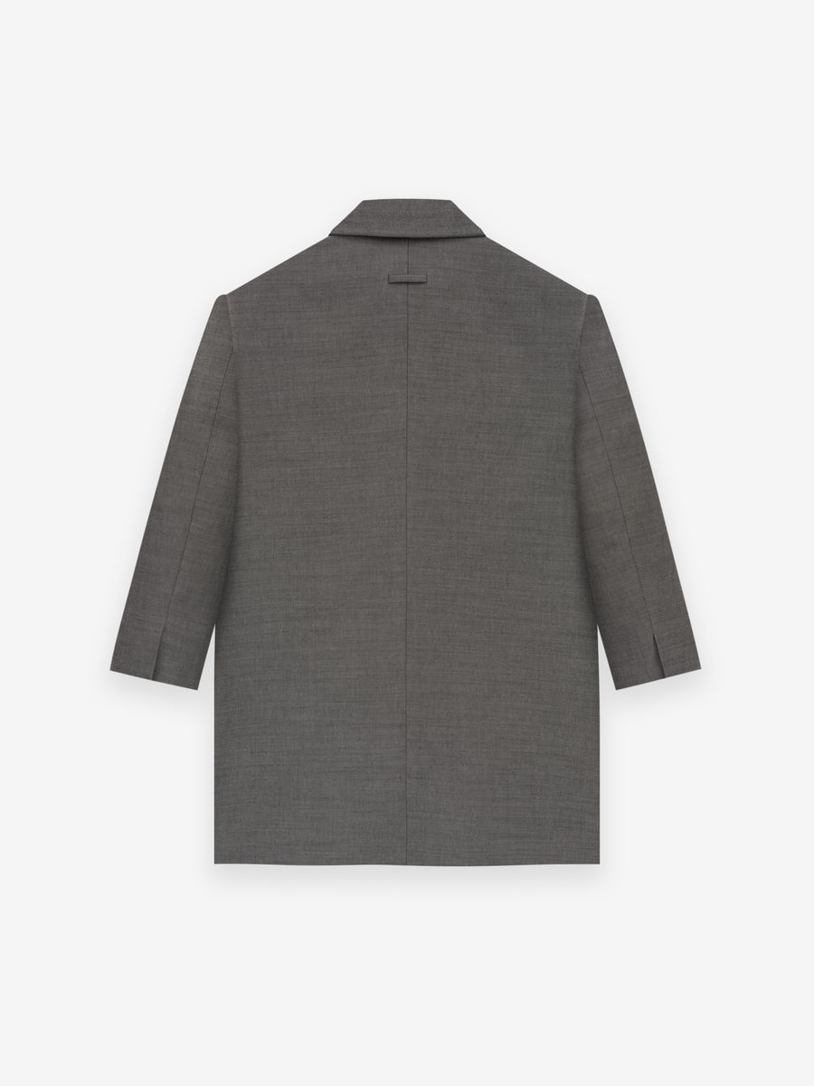 Double Cotton Wool Long Relaxed Blazer - Fear of God